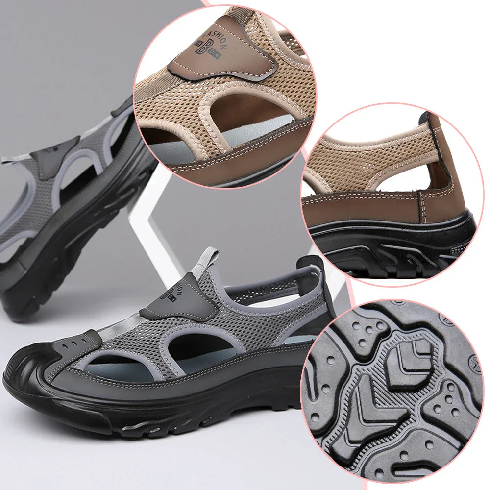 Breathable Sandals for Men – Baotou AirFlex Comfort