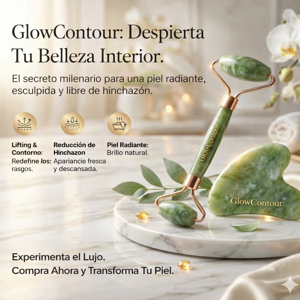 GlowContour™ Escultor Facial de Cuarzo Rosa