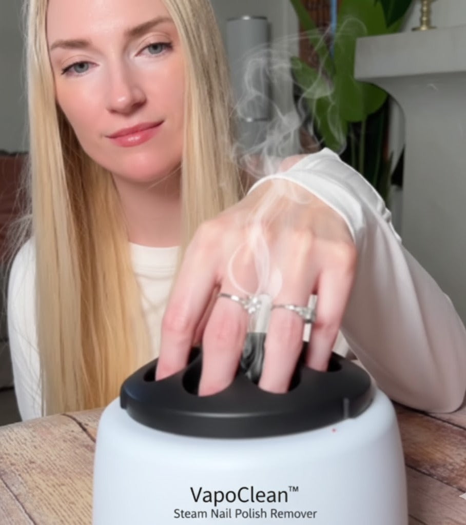 Steam Nail Polish Remover – VapoClean for Gel, Acrylic & Dip Powder