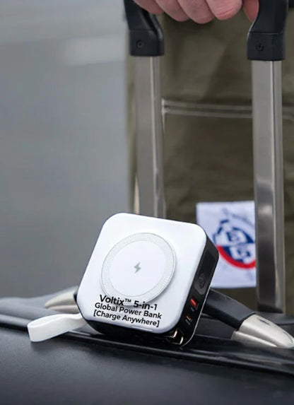 Banco de energía 5 en 1 con carga inalámbrica | Voltix™ UltraCharge