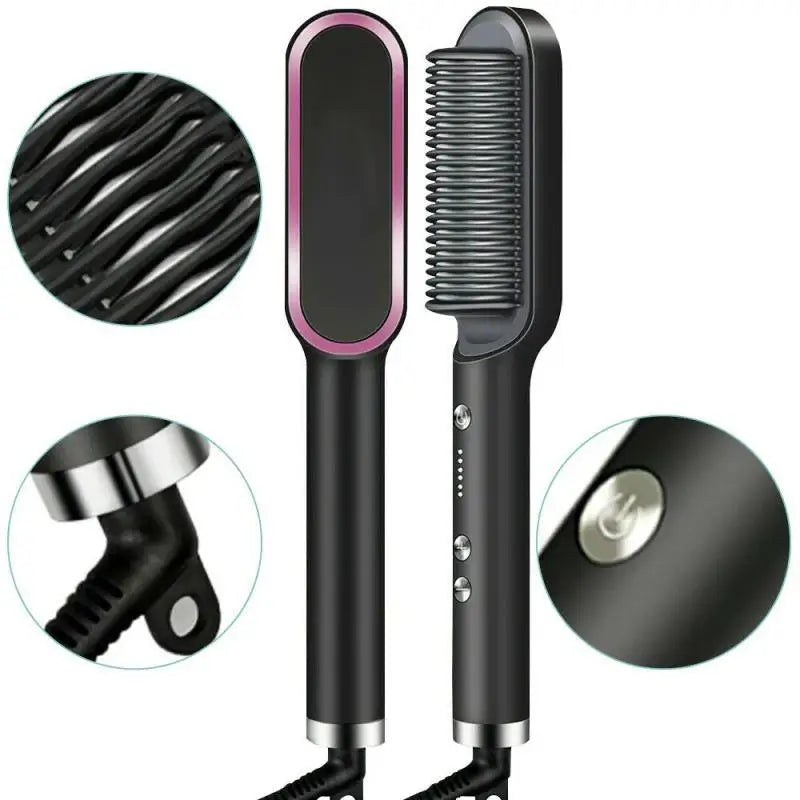 hair straightening brush