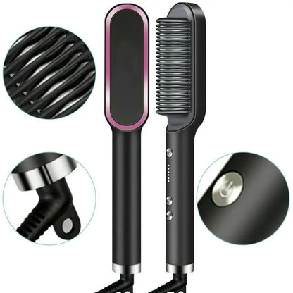 hair straightening brush
