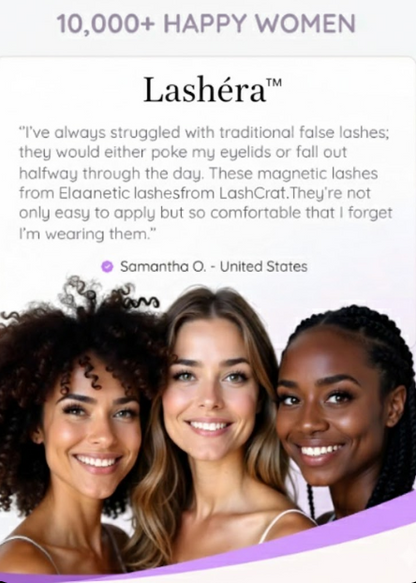 Magnetic Eyelashes Without Glue, Lashéra™ Magnetic Lashes