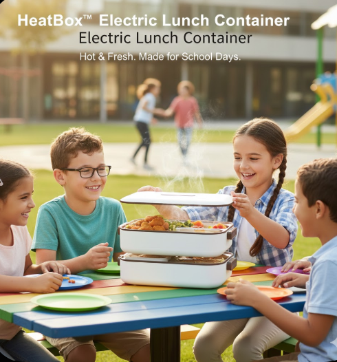 Electric Lunch Container – HeatBox™ for Warm, Fresh Meals