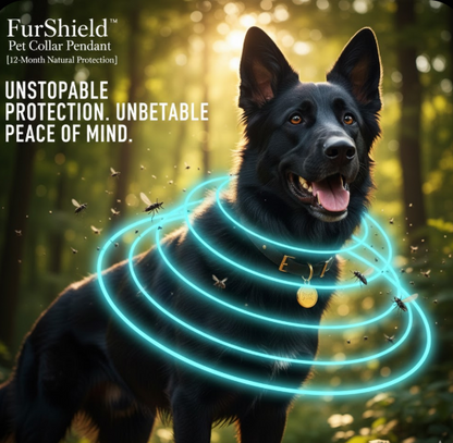 Natural Flea & Tick Collar for Dogs – FurShield™ 12-Month Protection