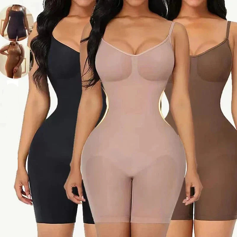 Seamless Shapewear Bodysuit 3-in-1 – Waist Sculpting, Butt Lift & Posture Support
