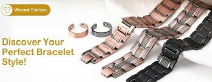 Premium Copper Magnetic Bracelet for Pain Relief – CopperPulse™