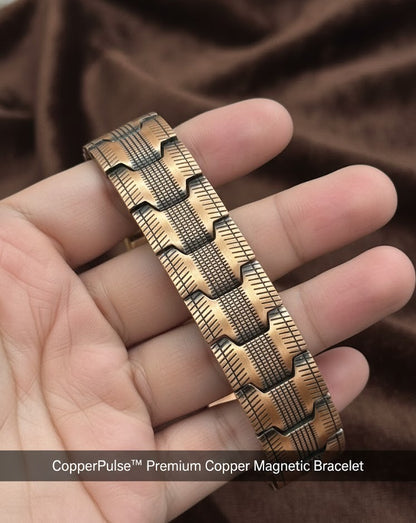 Premium Copper Magnetic Bracelet for Pain Relief – CopperPulse™