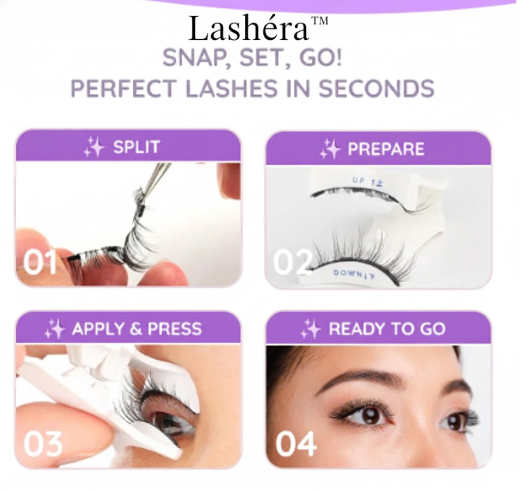 Magnetic Eyelashes Without Glue, Lashéra™ Magnetic Lashes