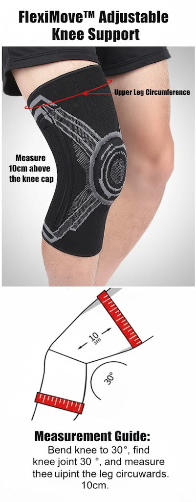 Adjustable Knee Support – FlexiMove™ for Comfort & Stability