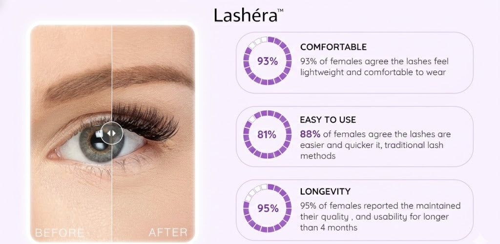 Magnetic Eyelashes Without Glue, Lashéra™ Magnetic Lashes