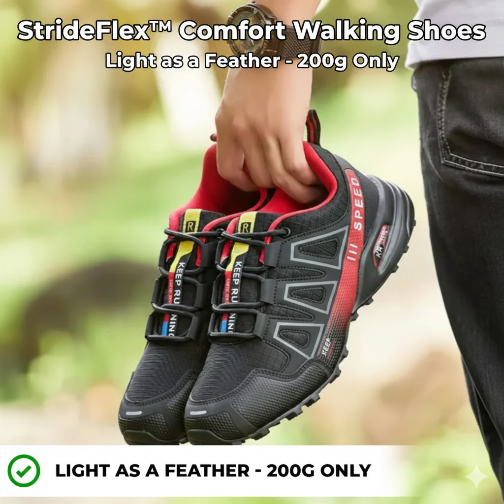 Comfort Walking Shoes – StrideFlex™ for All-Day Support