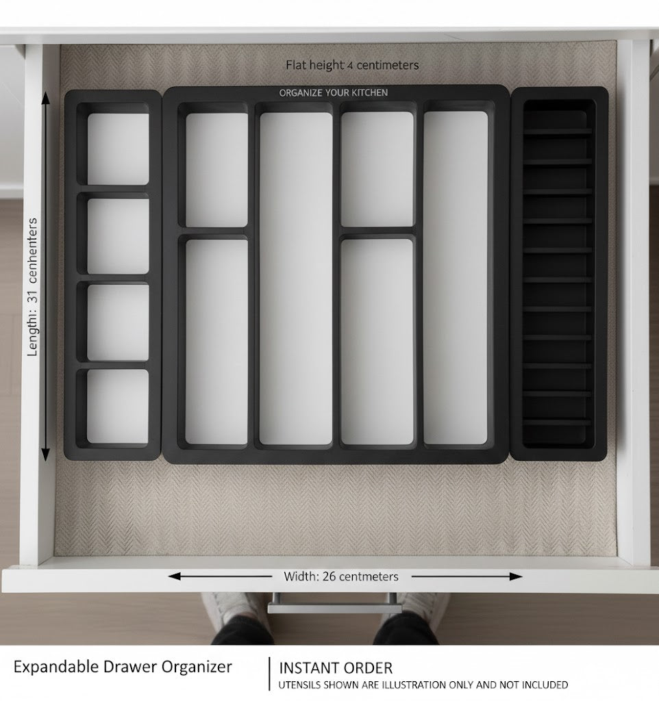 Expandable kitchen Drawer Organizer | Fits Any Kitchen Drawer