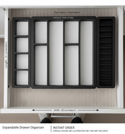 Expandable kitchen Drawer Organizer | Fits Any Kitchen Drawer