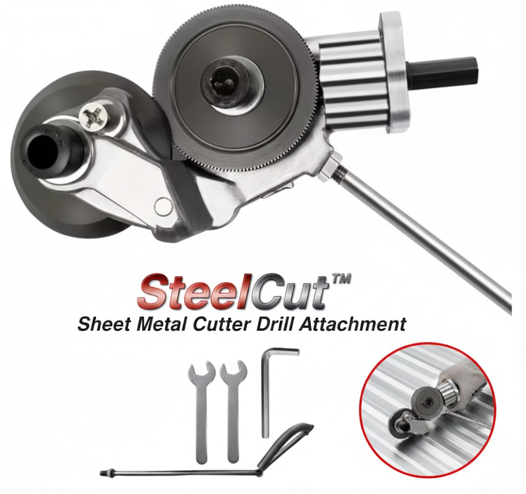 Sheet Metal Cutter Drill Attachment – SteelCut™ for Precise Cutting