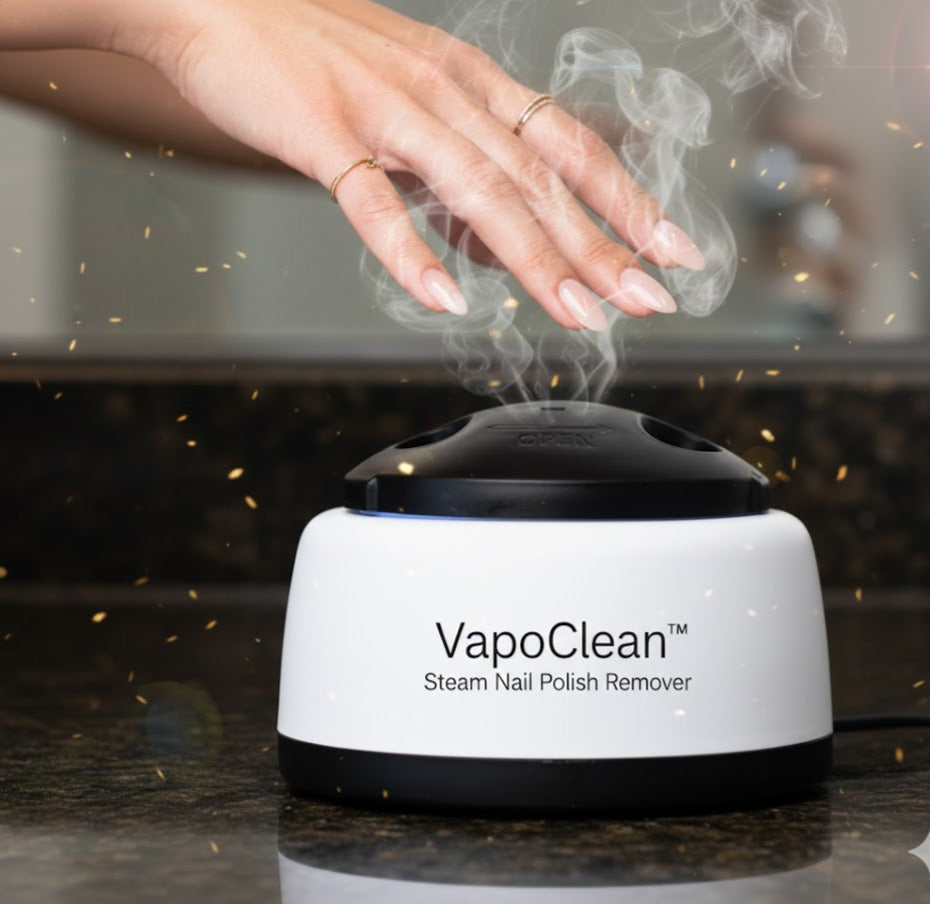 Steam Nail Polish Remover – VapoClean for Gel, Acrylic & Dip Powder