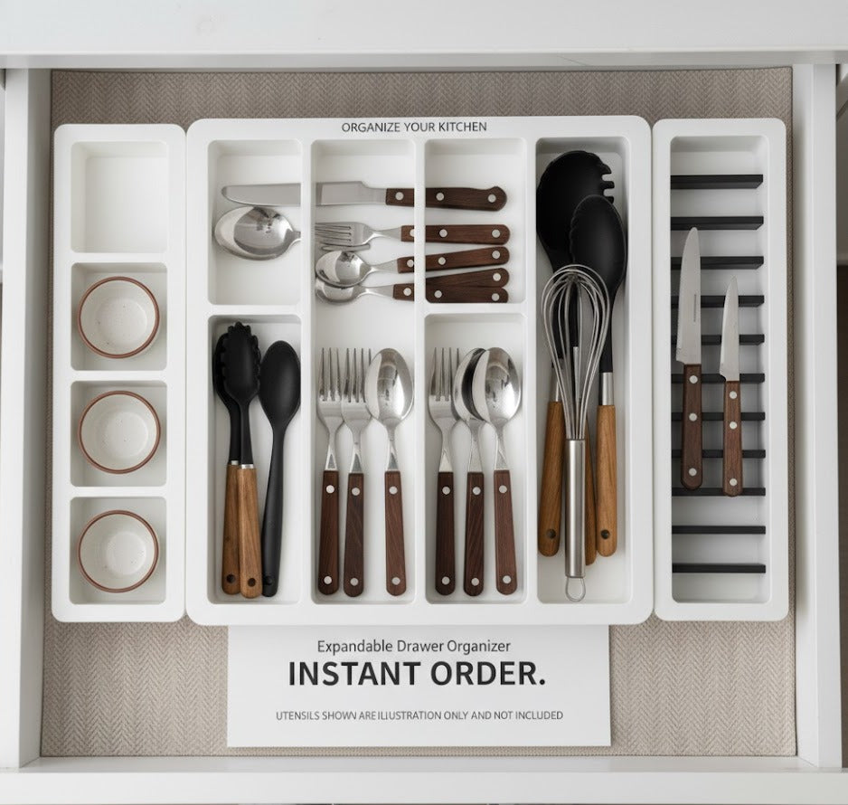 Expandable kitchen Drawer Organizer | Fits Any Kitchen Drawer